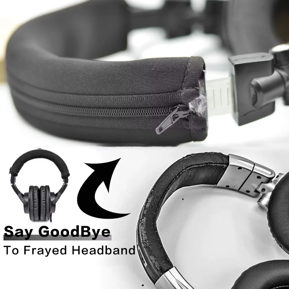 Funda de repuesto para diadema para Audio Technica ATH-M30 M40 M50 M50X M50S M40X M30X M20X, funda protectora para diadema - imagen 4