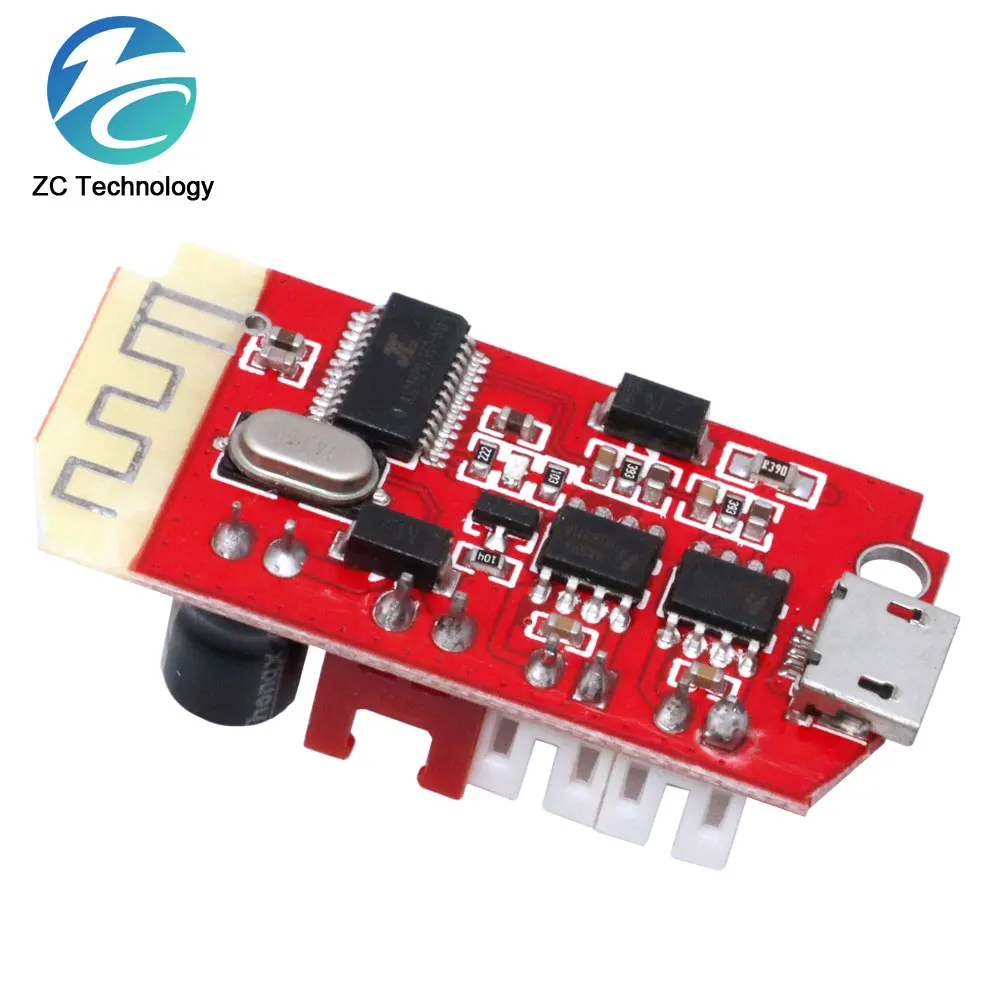 1/5 Uds CT14 Micro 4,2 placa amplificadora de potencia estéreo Bluetooth Clase F 5W + 5W Mini con puerto de carga para reacondicionamiento de caja de sonido inactivo - imagen 3