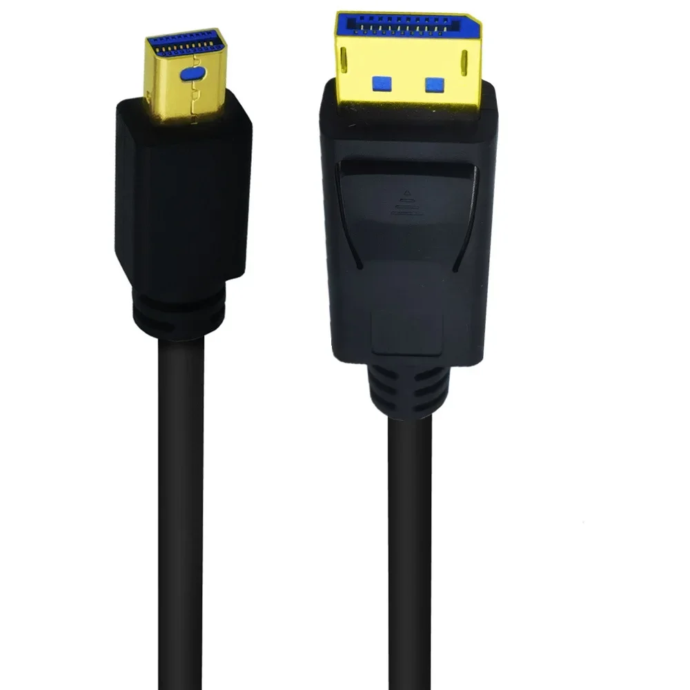 Cable Mini DisplayPort a DisplayPort de 1 pies, 8K, Cable Mini DP a DP 1,4 UDLR (arriba, abajo, izquierda, derecha) multiángulo para Monitor - imagen 4