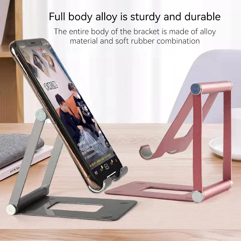 Soporte universal para tableta de aluminio con soporte de vacío 360 ° Soporte Plegable Giratorio para Tablet y Teléfono Xiaomi Samsung Lenovo Huawei - imagen 4