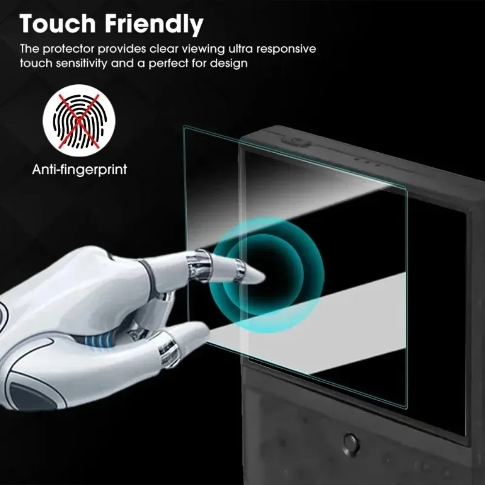 Protectores de pantalla de vidrio templado para consola de juegos Miyoo Mini/Mini Plus Miyoo Flip/Flip V2, películas antiarañazos de dureza 9H, 1-5 uds. - imagen 5