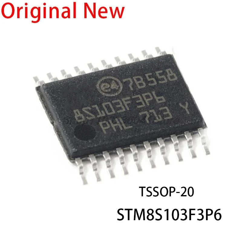 10 piezas STM8S103F3P6 TSSOP-20 STM STM8 STM8S STM8S103 STM8S103F STM8S103F3 IC MCU 8BIT 8KB FLASH