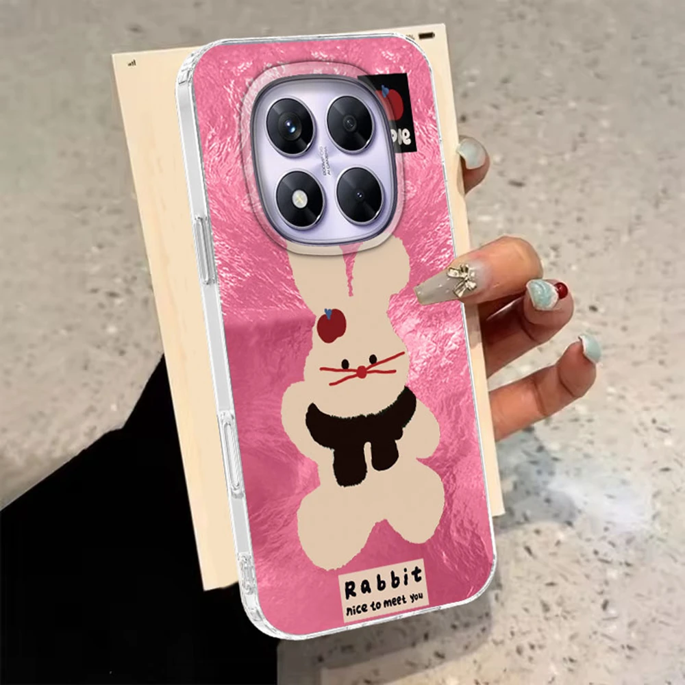 Funda de teléfono con patrón de vórtice de conejo Kawaii para Xiaomi Redmi Note 15 14 13 12 11 11S 10 10S 9 Pro 9A 13C 14C A3 A3X 9C A1 A2 - imagen 5