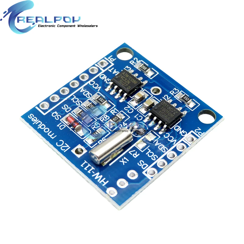 Módulo de reloj en tiempo Real I2C RTC DS1307 AT24C32 para AVR ARM PIC pequeños módulos RTC I2C memoria reloj DS1307 - imagen 4