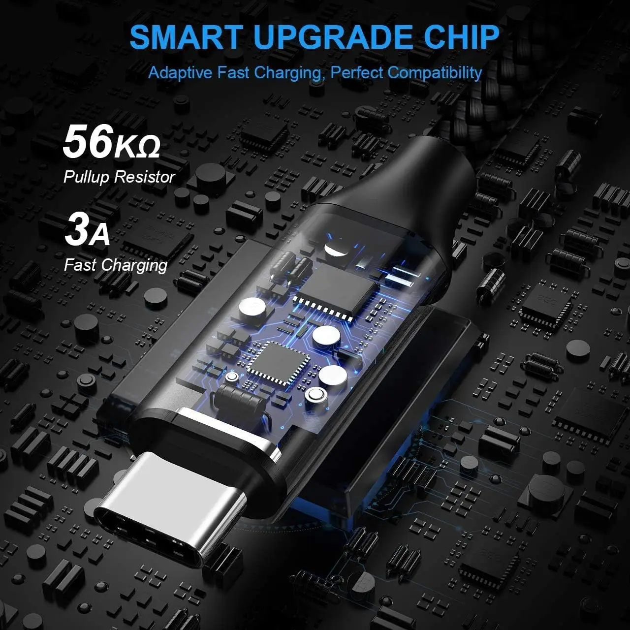 MIZIQIER Cable USB-C, PD60W 3A Cable tipo C de carga rápida para iPhone 15 16/16 Plus/16 Pro/16 Pro Max, Samsung Galaxy - imagen 3