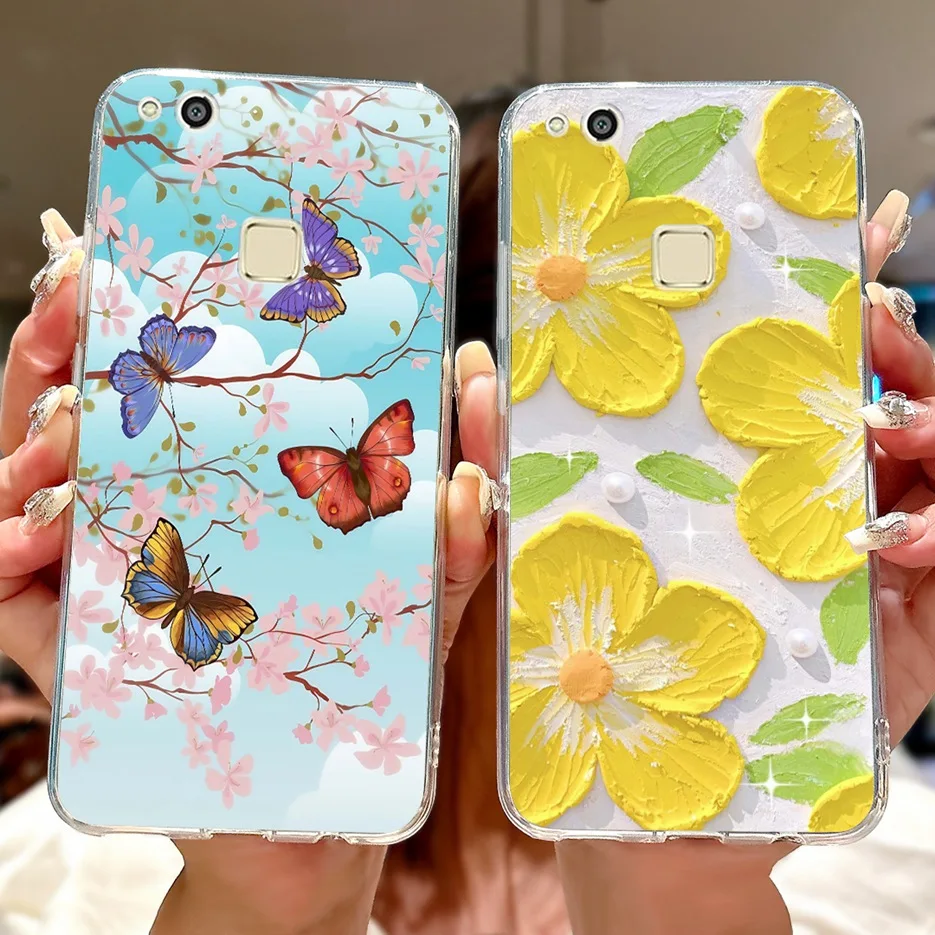 Para Huawei P10 Lite funda WAS-LX1 WAS-LX2 WAS-LX3 nueva moda funda pintada funda de silicona suave para Huawei P10 Lite P10Lite Fundas - imagen 5