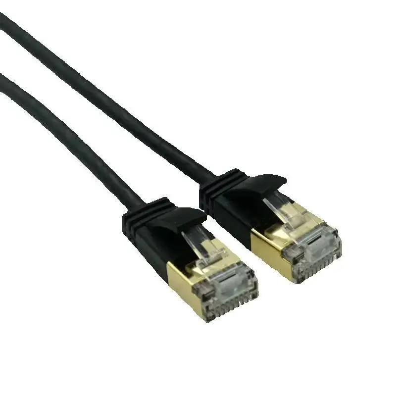 Cable Ethernet Cat7 RJ45 Cable Lan red SSTP Cable de conexión de Internet Cable corto 0,25 m 1m 3m para enrutador de PC Cable portátil Ethernet