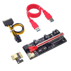 Riser PCIe 009S Plus – Adaptador X1 a X16 para Tarjeta Gráfica