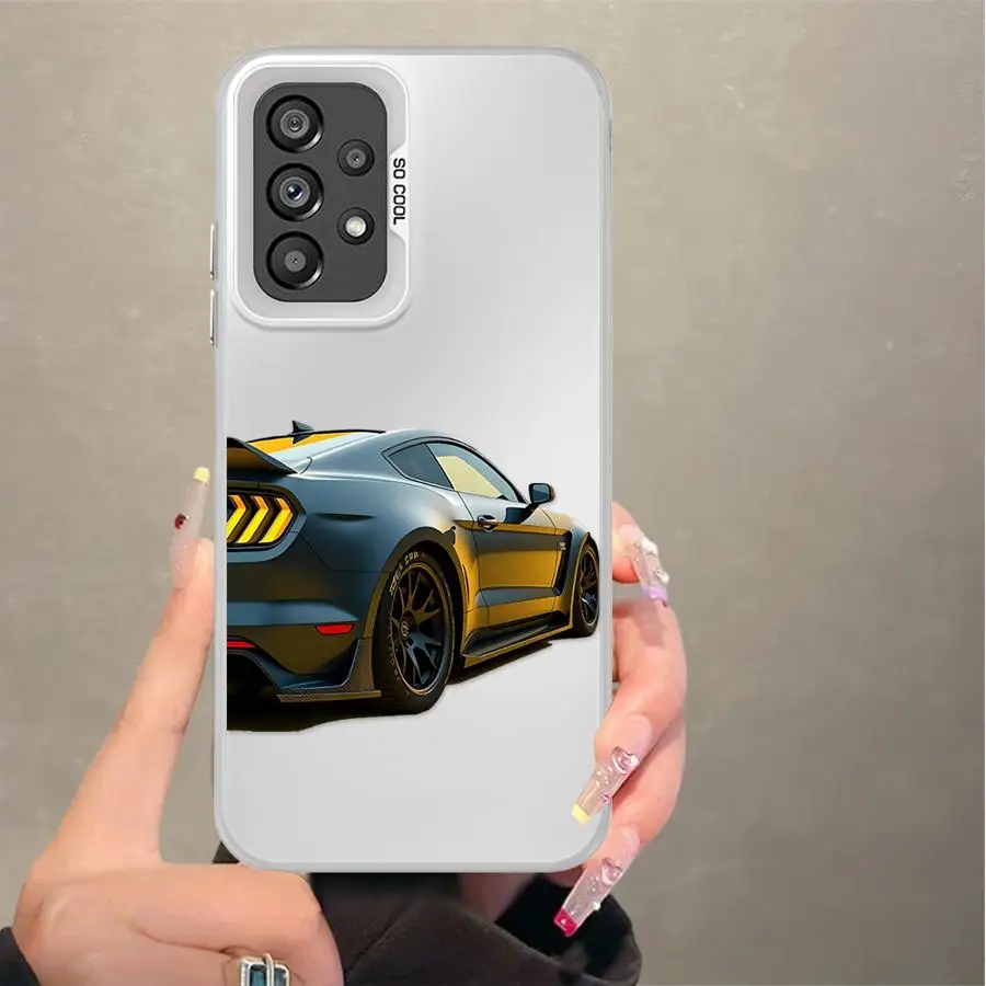 Cool Racing Car funda trasera de teléfono para Samsung Galaxy A26 A31 A32 A34 A17 A20s A15 A16 A36 A11 A12 A35 A21s A23 A24 A25 A13 - imagen 2