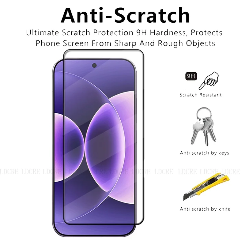 6 en 1 para Xiaomi 17 Pro Max vidrio para Xiaomi Mi 17 Pro vidrio templado 9H Protector de pantalla de cubierta completa para Xiaomi Mi 17 Len Glass - imagen 2