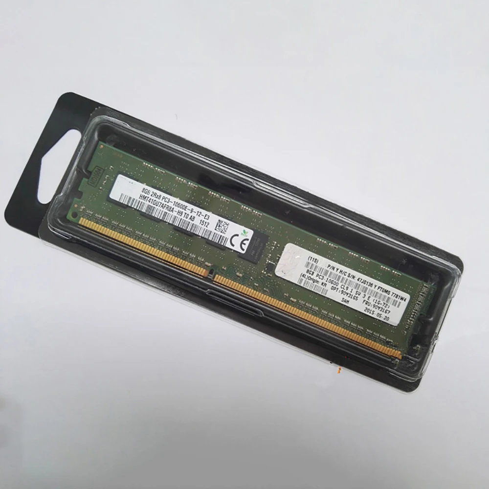 1 Uds memoria de servidor para IBM RAM 8GB 2RX8 PC3-10600E 90Y3165 90Y3167 DDR3 1333 ECC - imagen 4