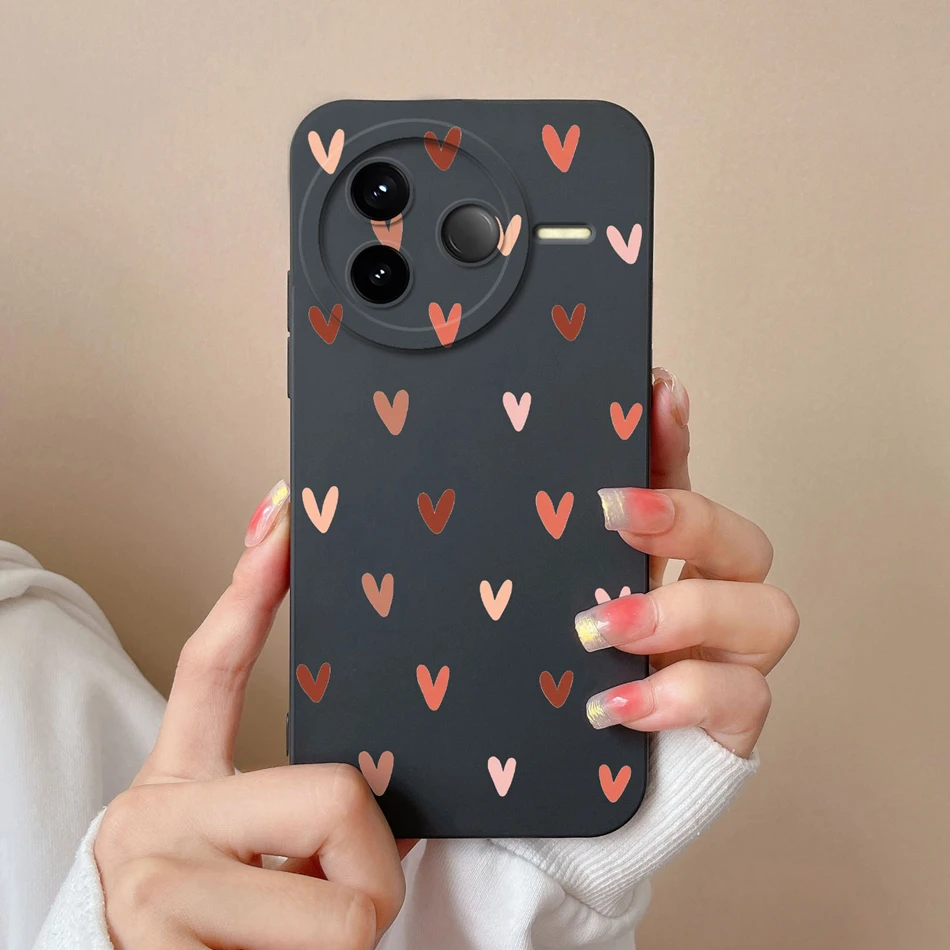 Para POCO F7 Pro Ultra funda bonita mariposa suave funda de teléfono de alta calidad protección de cámara de silicona líquida cubierta trasera a prueba de golpes - imagen 4