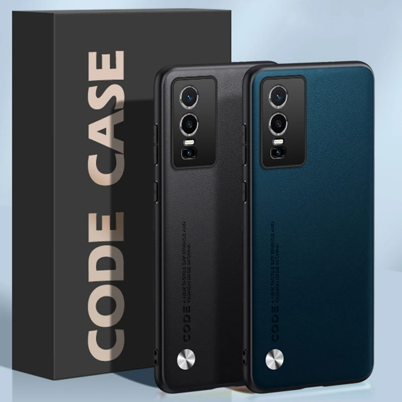 Funda de cuero PU de lujo para Vivo Y76 5G, funda trasera de silicona mate a prueba de golpes, funda de teléfono de protección completa para Vivo Y76S Y74S Y76 S - imagen 4