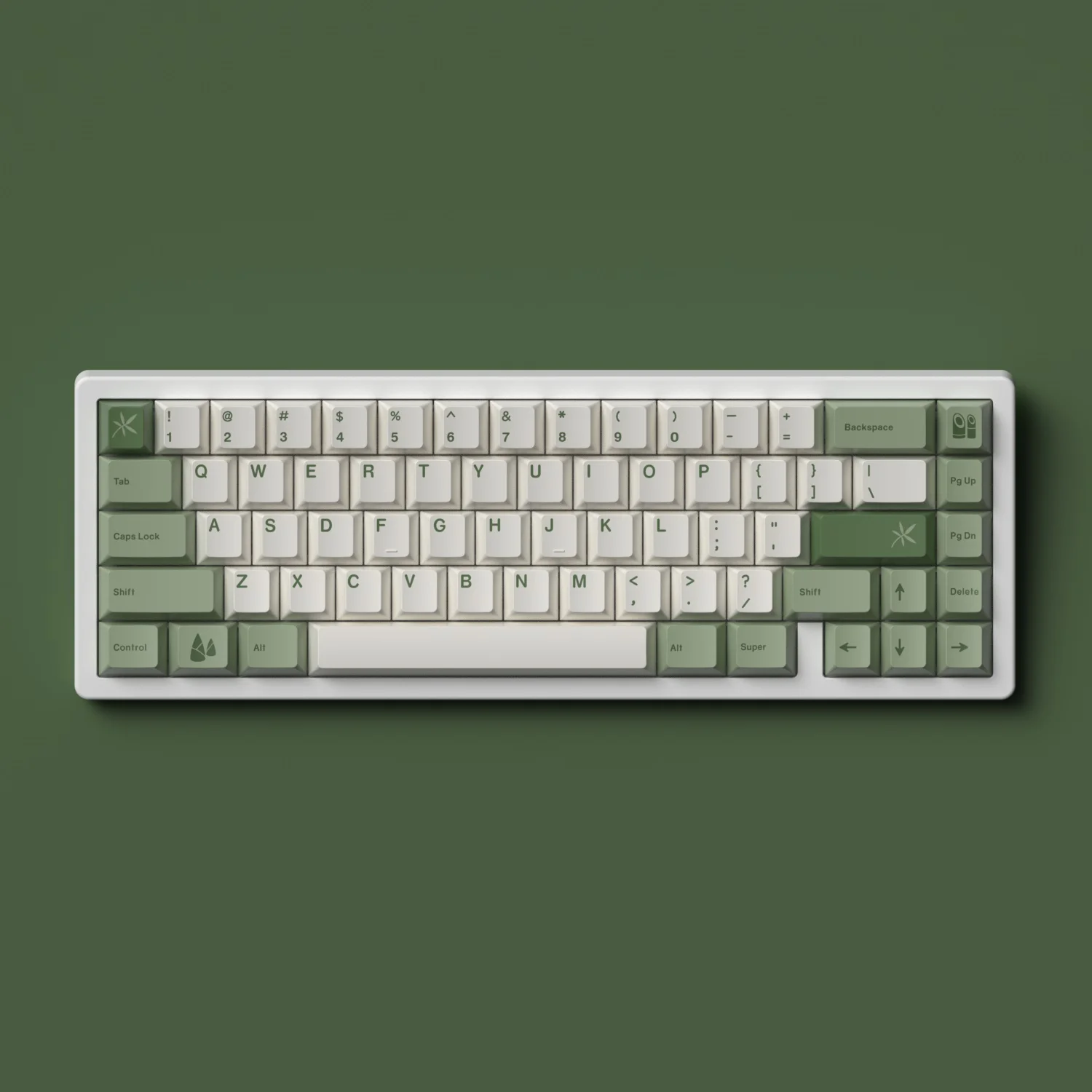 Juego de teclas de bosque de bambú verde, 145 teclas, perfil PBT personalizado estándar ANSI, cereza, Teclado mecánico retroiluminado para PC Gamer, 1 Juego - imagen 3