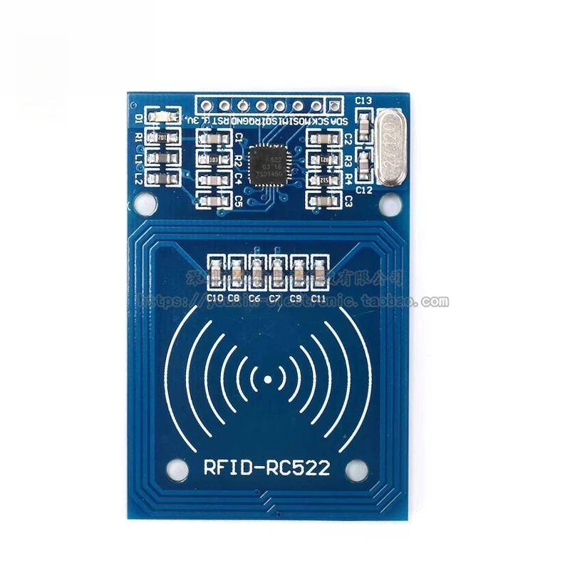1 Juego de módulo de proximidad de tarjeta IC RC-522 RFID con llavero de tarjeta S50 Fudan - imagen 3