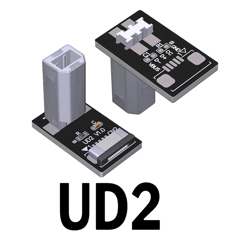 Adaptador USB 2,0 tipo B, enchufe USB macho hembra, placa PCB de prueba, USB 2,0/480Mbps para Raspberry Pi ROCK Pi 4, placa de desarrollo MCU