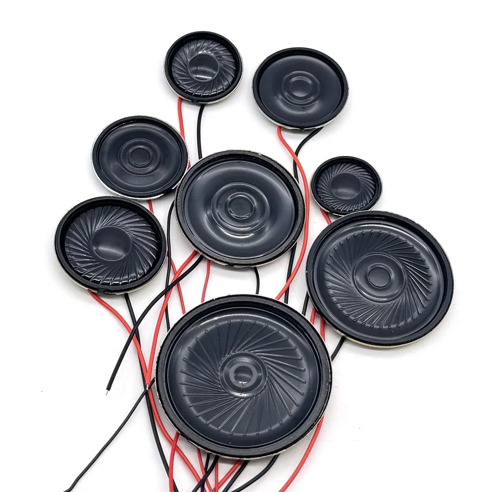 Mini altavoz 1W8R, 8 Ohm, 1 W, diámetro de altavoz 20mm, 23mm, 27mm, 28mm, 30mm, 36mm, 40mm, 45mm, conector, altavoz ultrafino - imagen 5