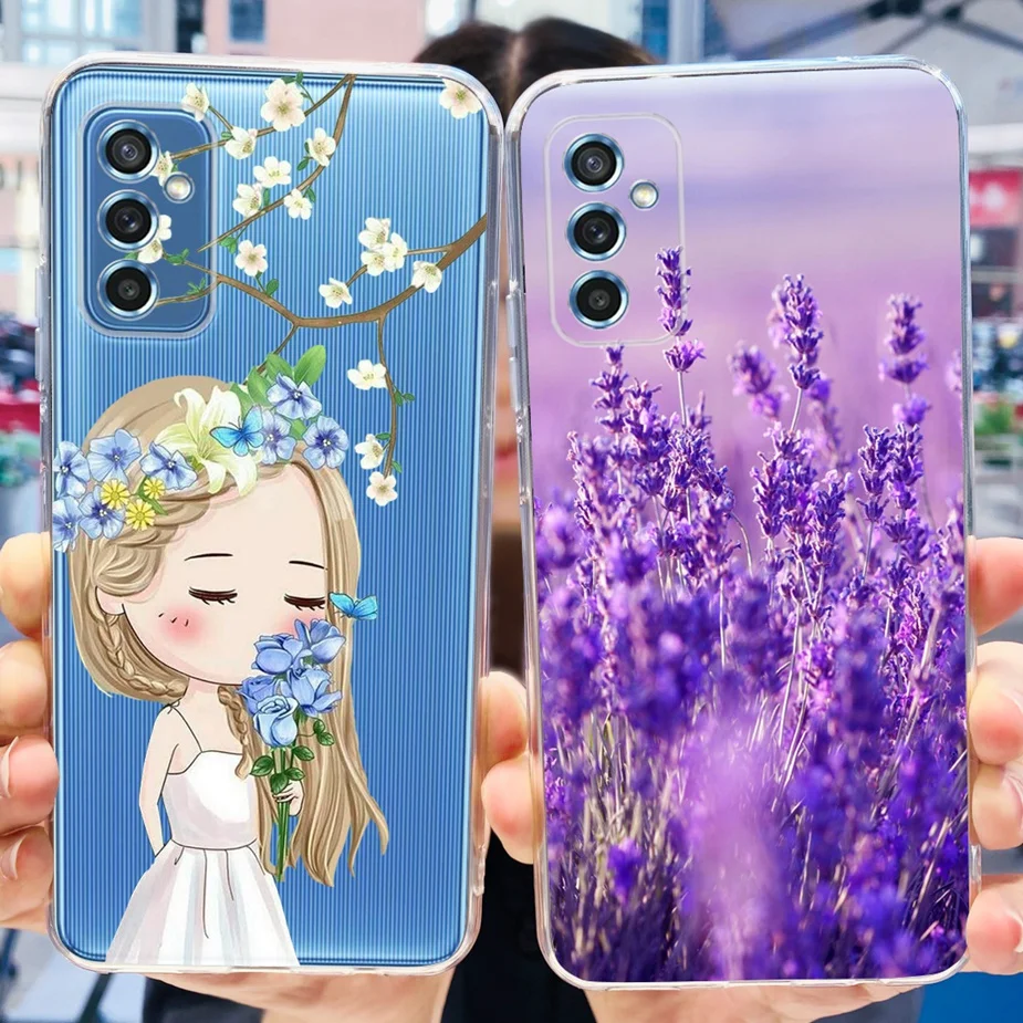Funda de silicona transparente para Samsung Galaxy M52 5G, carcasa bonita pintada a la moda, suave, SM-M526B, M52 M 52 5G - imagen 2