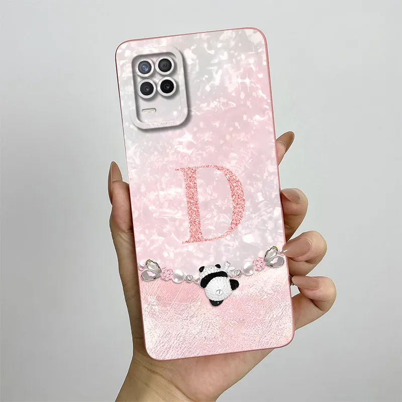 Para Realme Narzo 30 5G funda Realme Narzo 30 5G funda de teléfono RMX3242 letras de corona de moda mate anticaída cubierta protectora suave - imagen 4