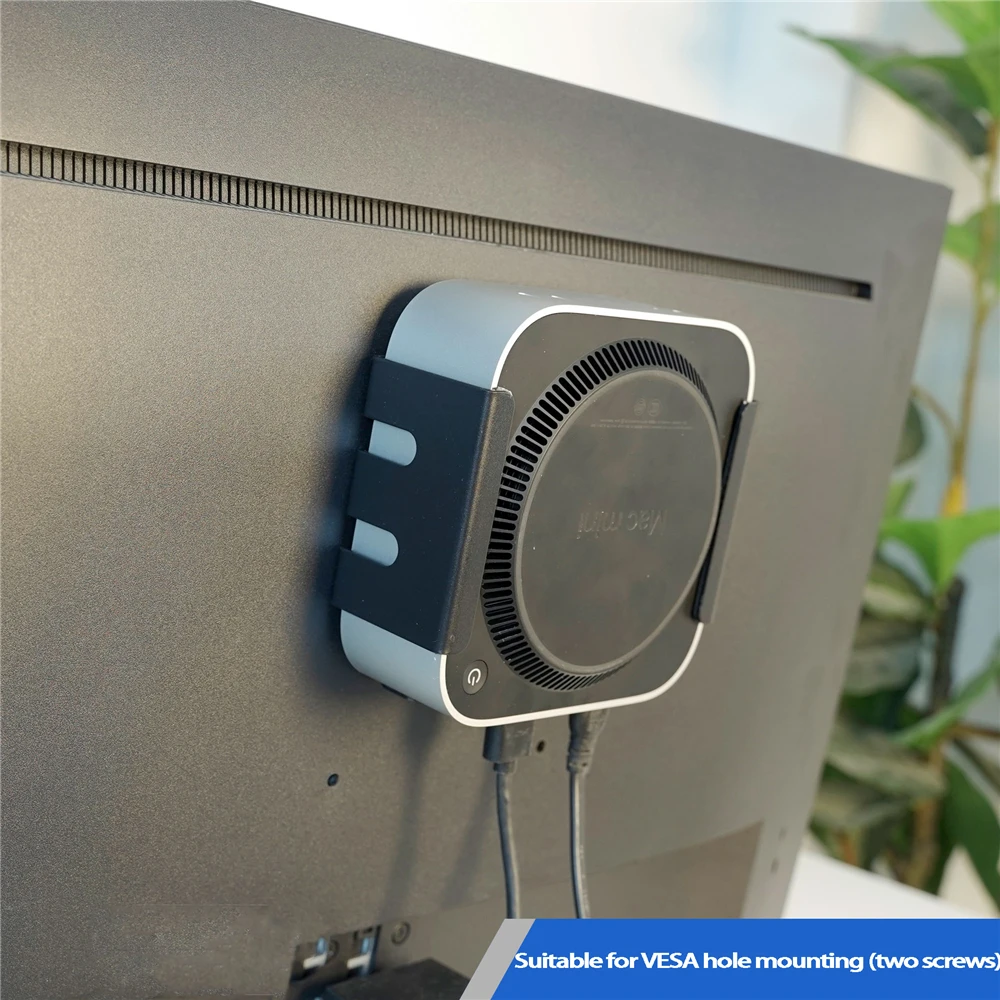 Soporte debajo del escritorio para Mac mini M4 / M4 Pro 2024, soporte para Monitor, soporte para ahorro de espacio, soporte de disipación de calor para ordenador, almacenamiento - imagen 5