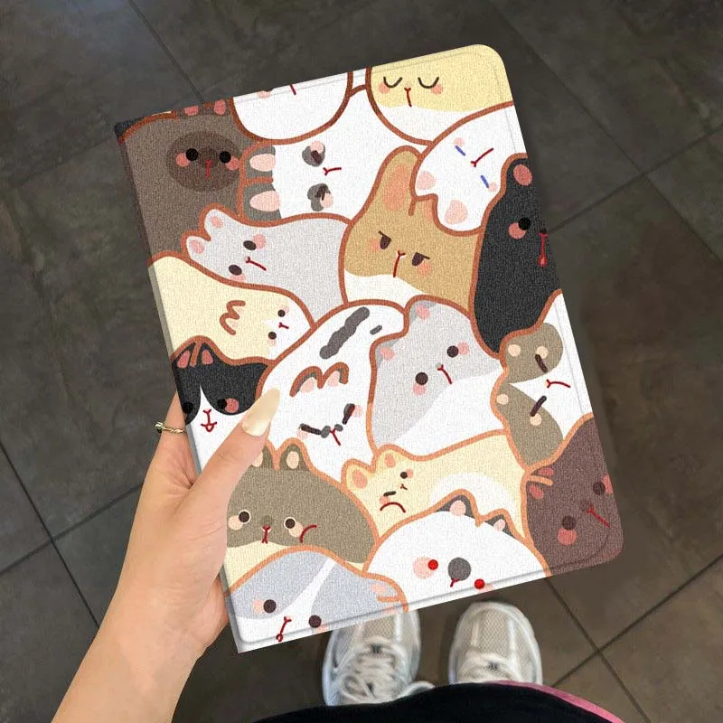 Animal de dibujos animados gatito cachorro para Huawei MediaPad MatePad Air M6 M5 M2 T10s T5 C5e 10 11 12X10,8 SE Pro funda para tableta - imagen 5