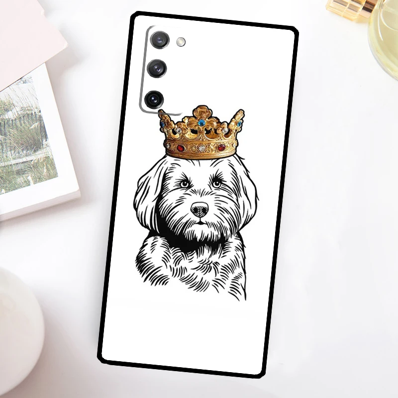 Funda de teléfono de dibujos animados Cavoodle Cavapoo para Samsung Galaxy S25 Ultra S24 FE S20 S21 FE S22 S23 Plus S9 S10 S25 FE - imagen 3