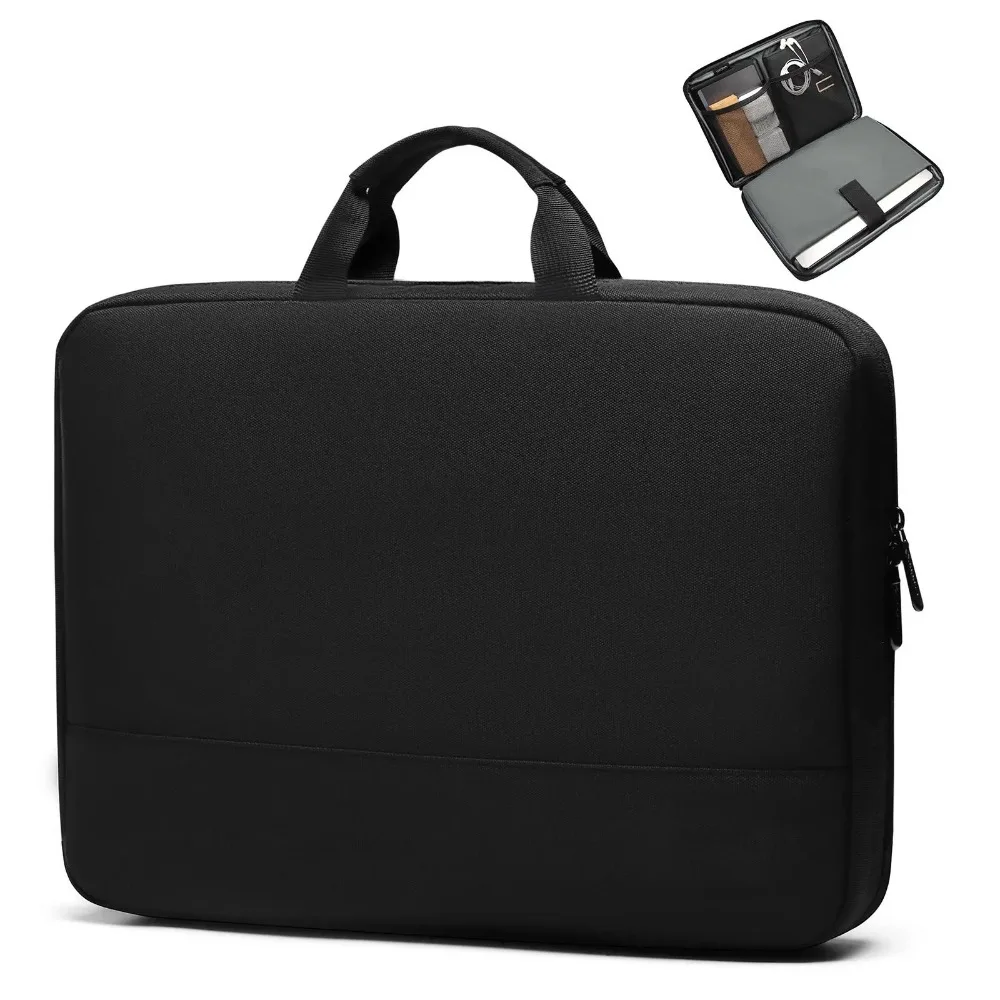 Bolsa para ordenador portátil para Macbook Air Pro 16, funda de 13,3, 14, 15,6, 17,3 pulgadas, bolso de hombro para ordenador portátil, maletín impermeable para hombres y mujeres
