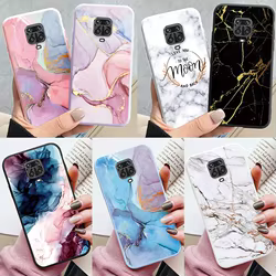 Funda de mármol de moda para Redmi Note 9 Pro Max 9S Fundas protectoras suaves Coque de silicona Fundas de parachoques para Xiaomi Redmi Note 9 Pro