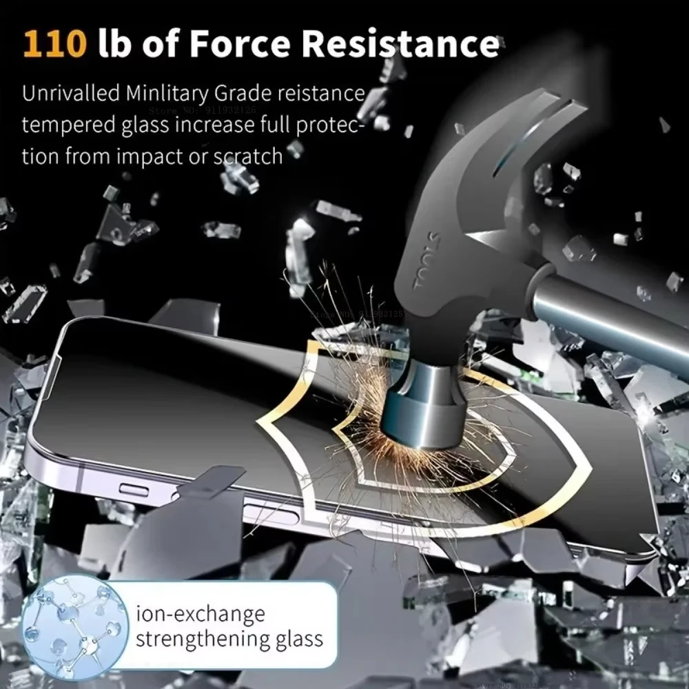 Protector de pantalla de privacidad para Xiaomi Poco M6 M5s M4 M3 M2 X6 Pro 5G X5 X3 NFC F6 F5 C65 Mi 14 13 13T, 1-3 uds. - imagen 5