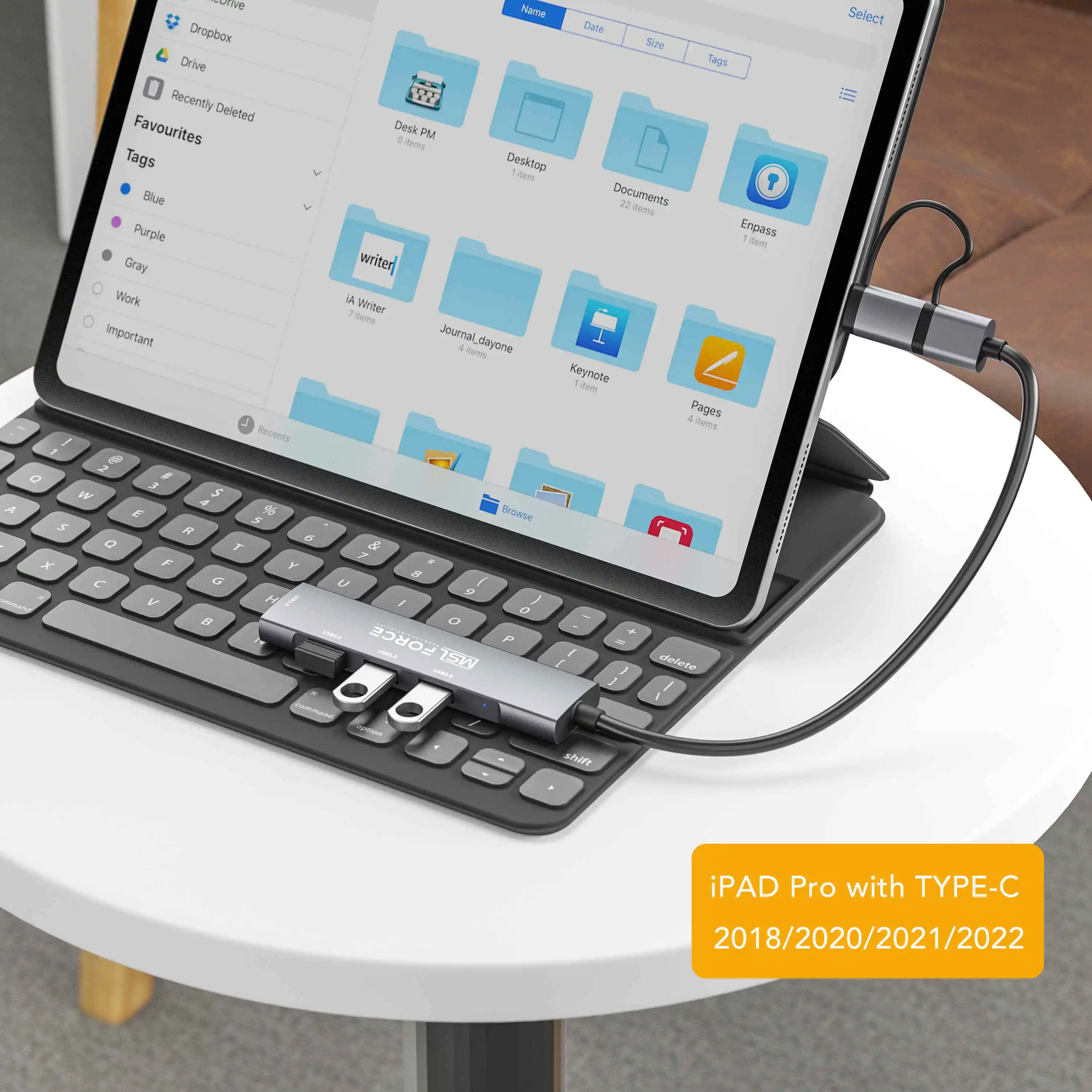 Adaptador Ethernet para Macbook Air 3,0 M1, concentrador USB tipo C de doble puerto, RJ45, para ampliar más el concentrador de red y Gigabyte, 2020 - imagen 5