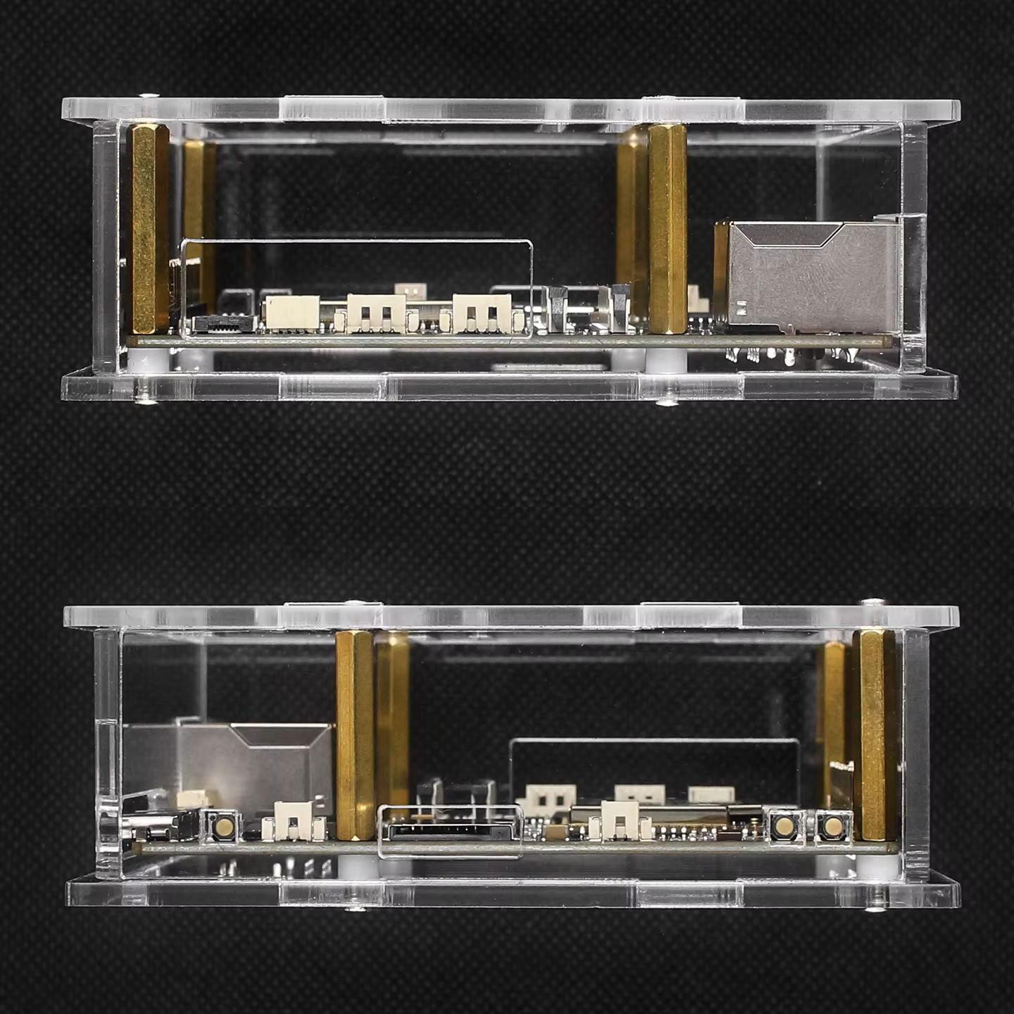 Caja acrílica para ESP32-P4, placa de desarrollo de procesador de RISC-V de doble núcleo, caja protectora de carcasa transparente para placa de JC-ESP32P4-M3 - imagen 5