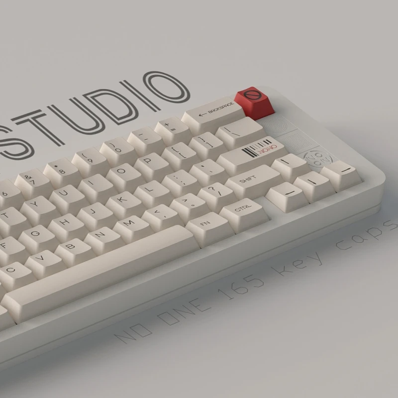 NO ONE-teclas con perfil de cereza, juego de teclas de sublimación PBT para teclado mecánico, teclas simples personalizadas, accesorios para PC - imagen 3