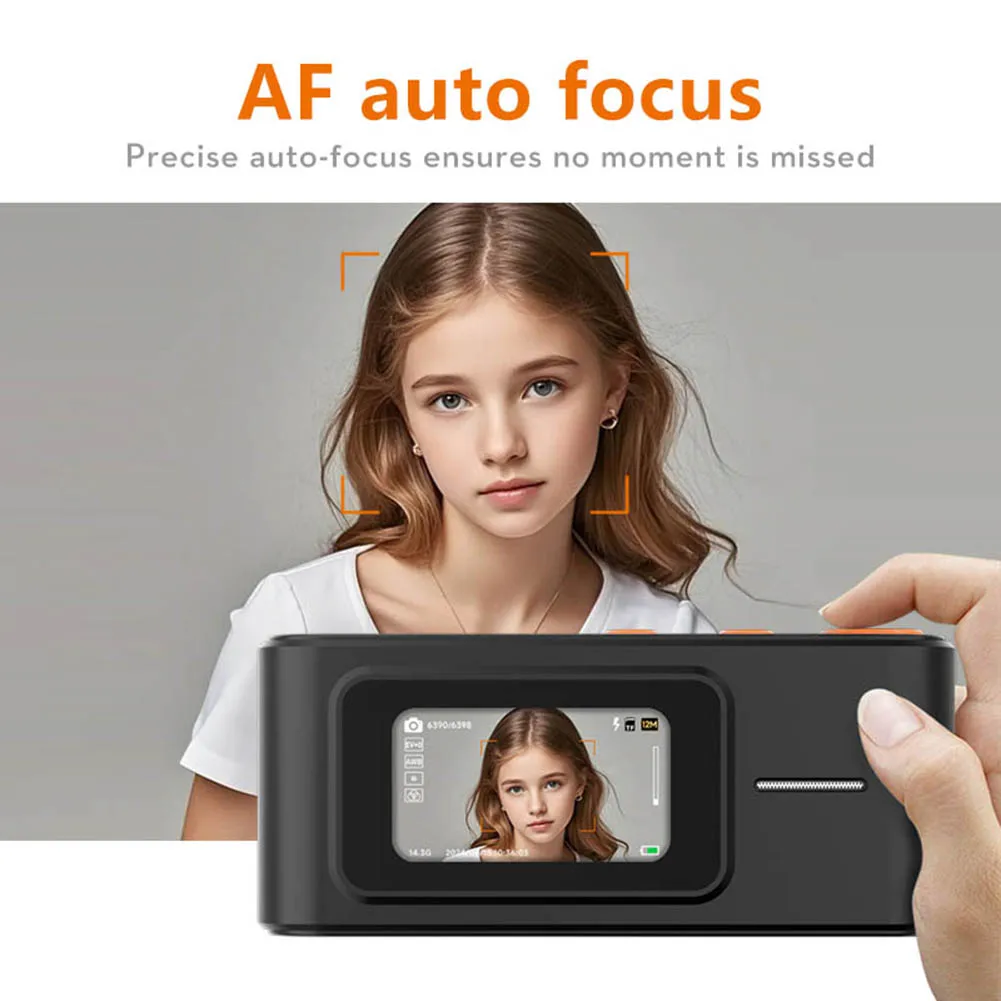 Cámara digital D100 4K Pantalla IPS de 1,47 pulgadas Cámara compacta retro HD 1080P Cámara pequeña de vlogging para principiantes de fotografía - imagen 4