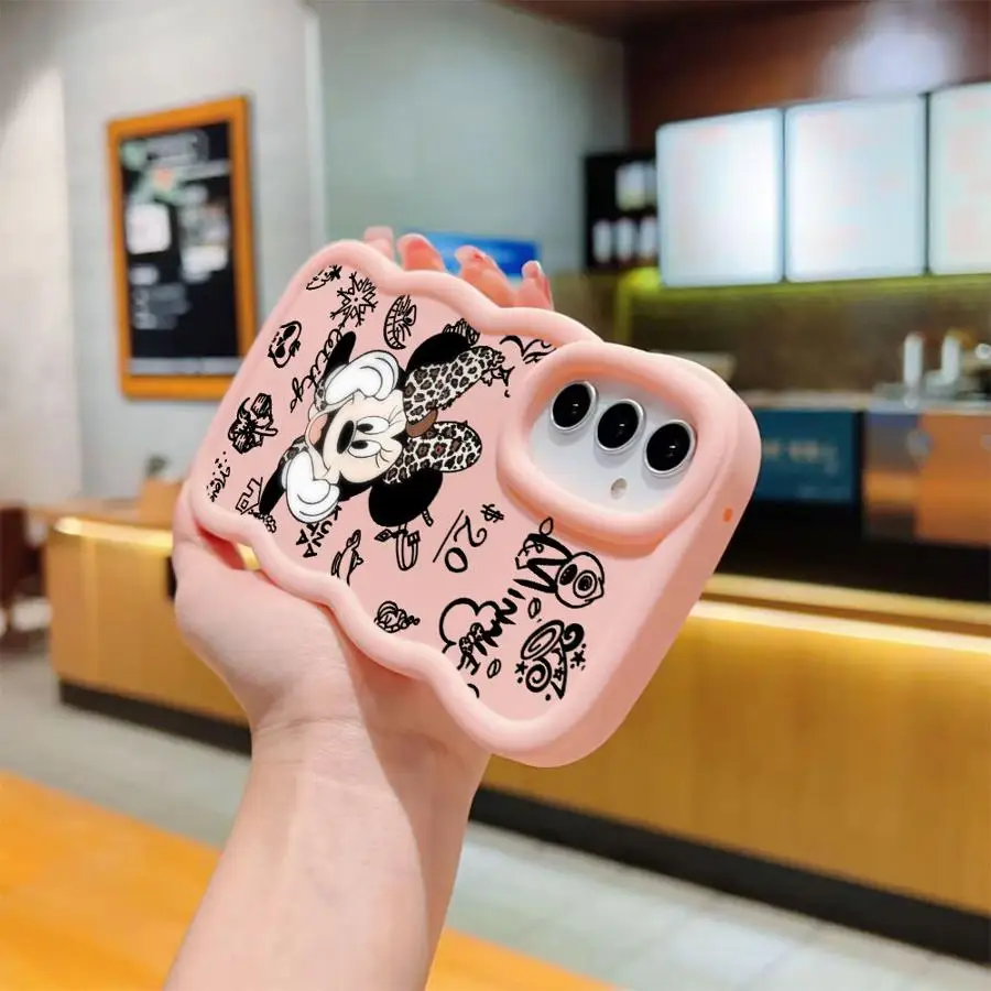 Funda de teléfono suave para Samsung Galaxy A13 A36 A14 A26 A34 A16 A33 A35 A12 A15 A11 A21s Disney Mickey Minnie dibujos animados - imagen 4