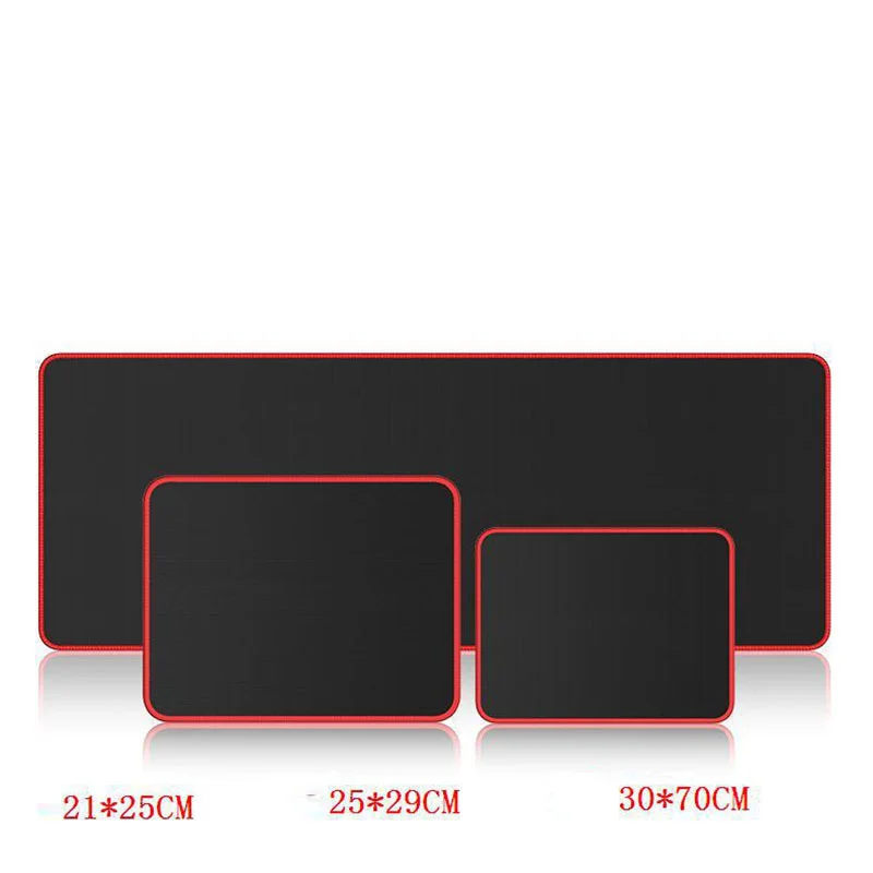 Alfombrilla de ratón para teclado de ordenador, alfombrilla de ratón grande para Gamer, negro, 21x25CM, 25x29CM, 30x70CM, 40x90CM - imagen 4