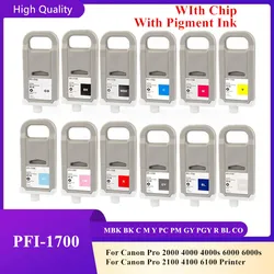 Cartucho Tinta PFI-1700 Compatible Canon PRO 2000 4000 6000
