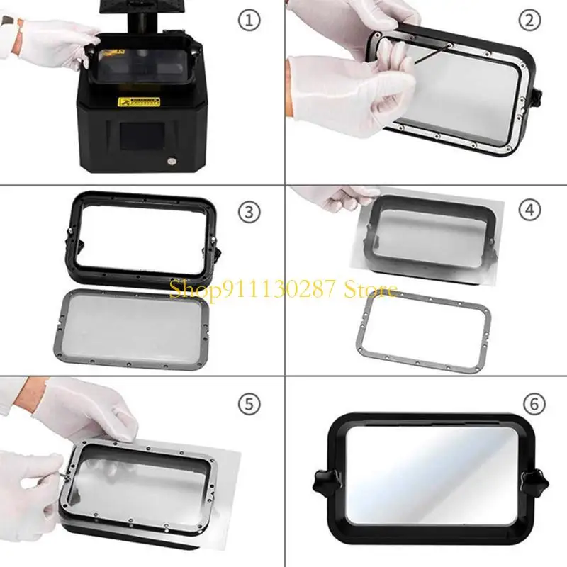 J1HC 200 x 140 x 0.1 mm FEP Film Film 2pcs para SLA DLP Printer - imagen 5