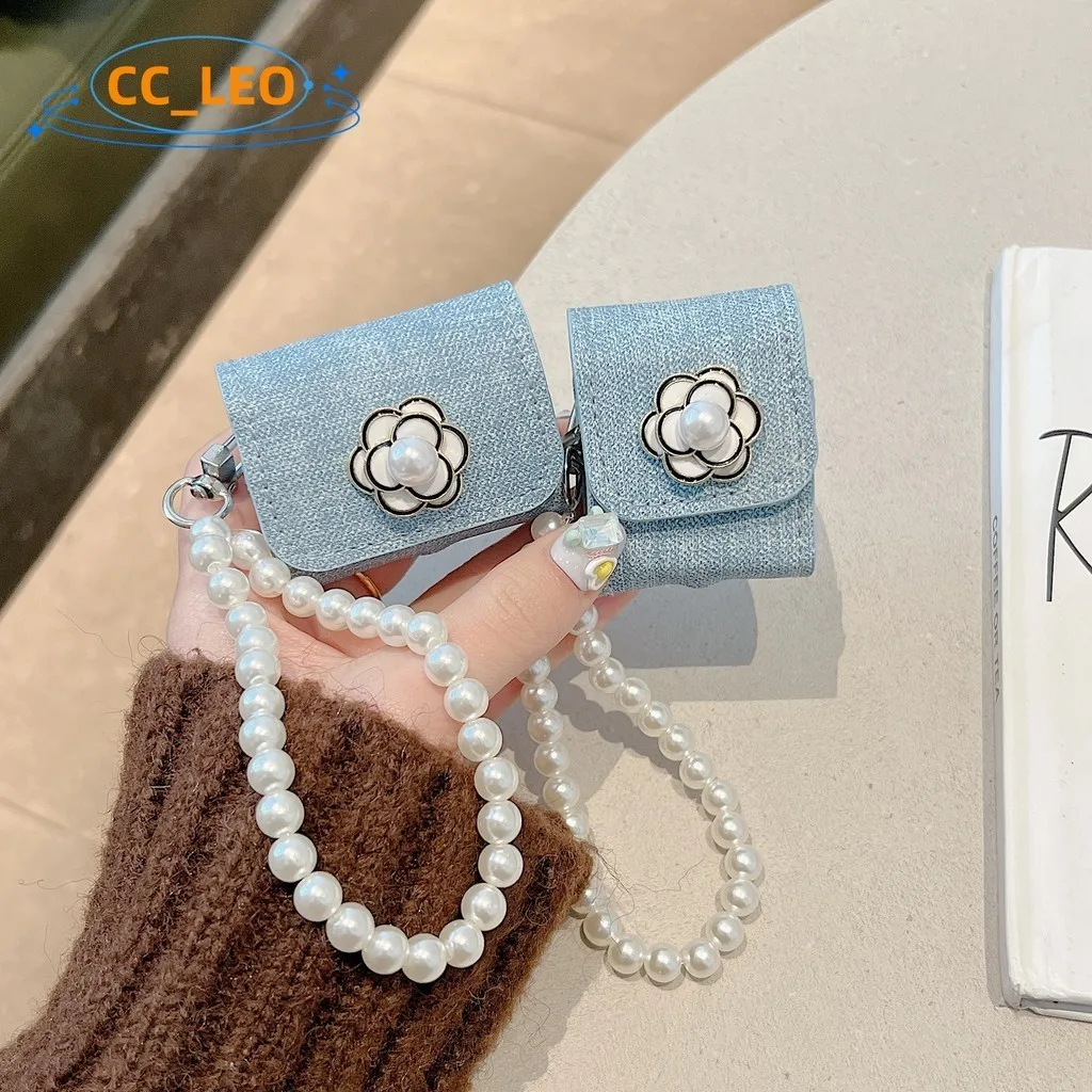 Funda protectora para Baseus AirGo, 1 anillo, AS01 AirGo, Camelia, perla, pulsera, encanto, Bowie E10/E11, funda suave, lindo Baseus M2 - imagen 3