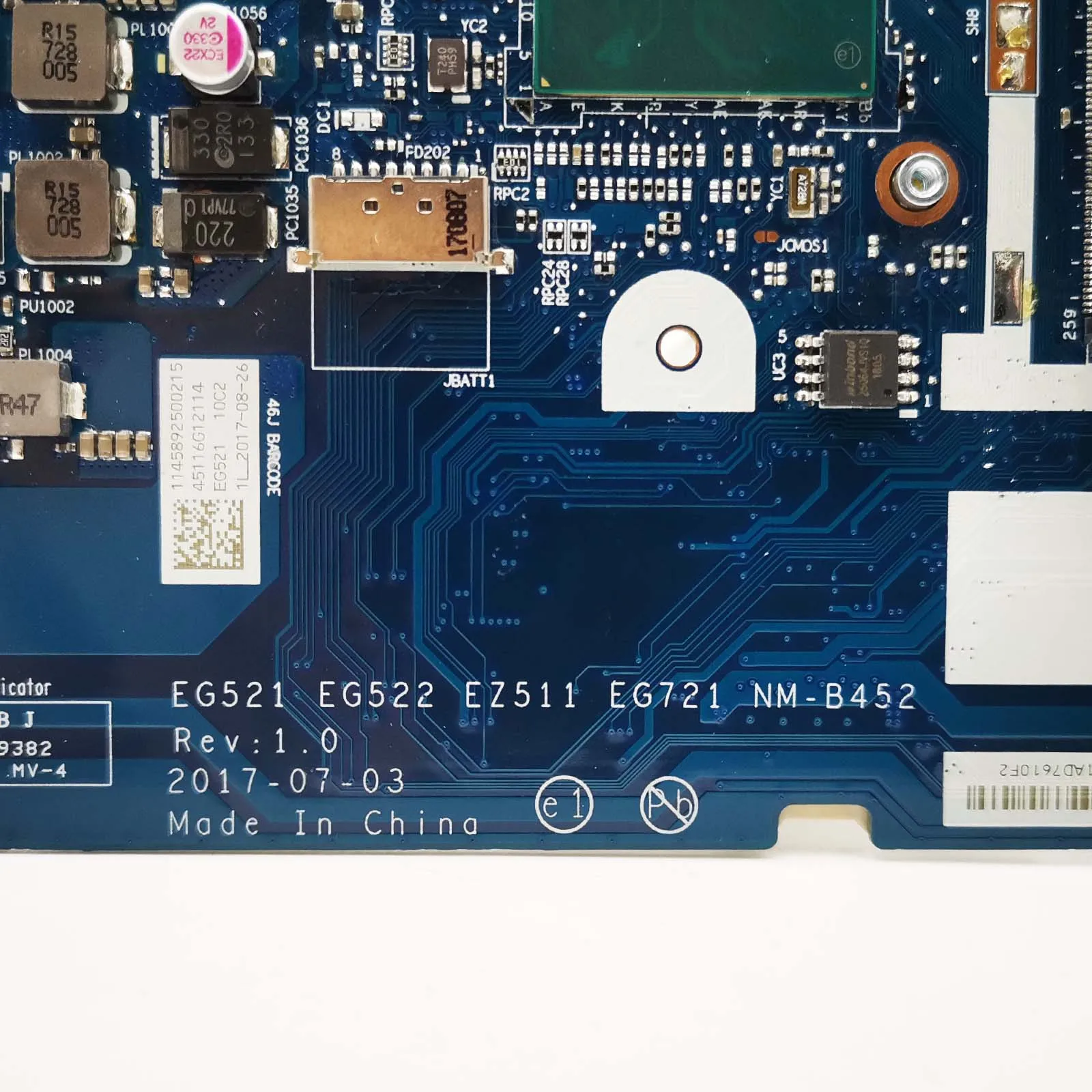 Para ASUS X712DA X512DK X712DK X512D X712DAP F512D F512DA placa base X512DA R3 R5 R7 IdeaPad 520-15IKB 320-15IKB NM-B452 - imagen 5