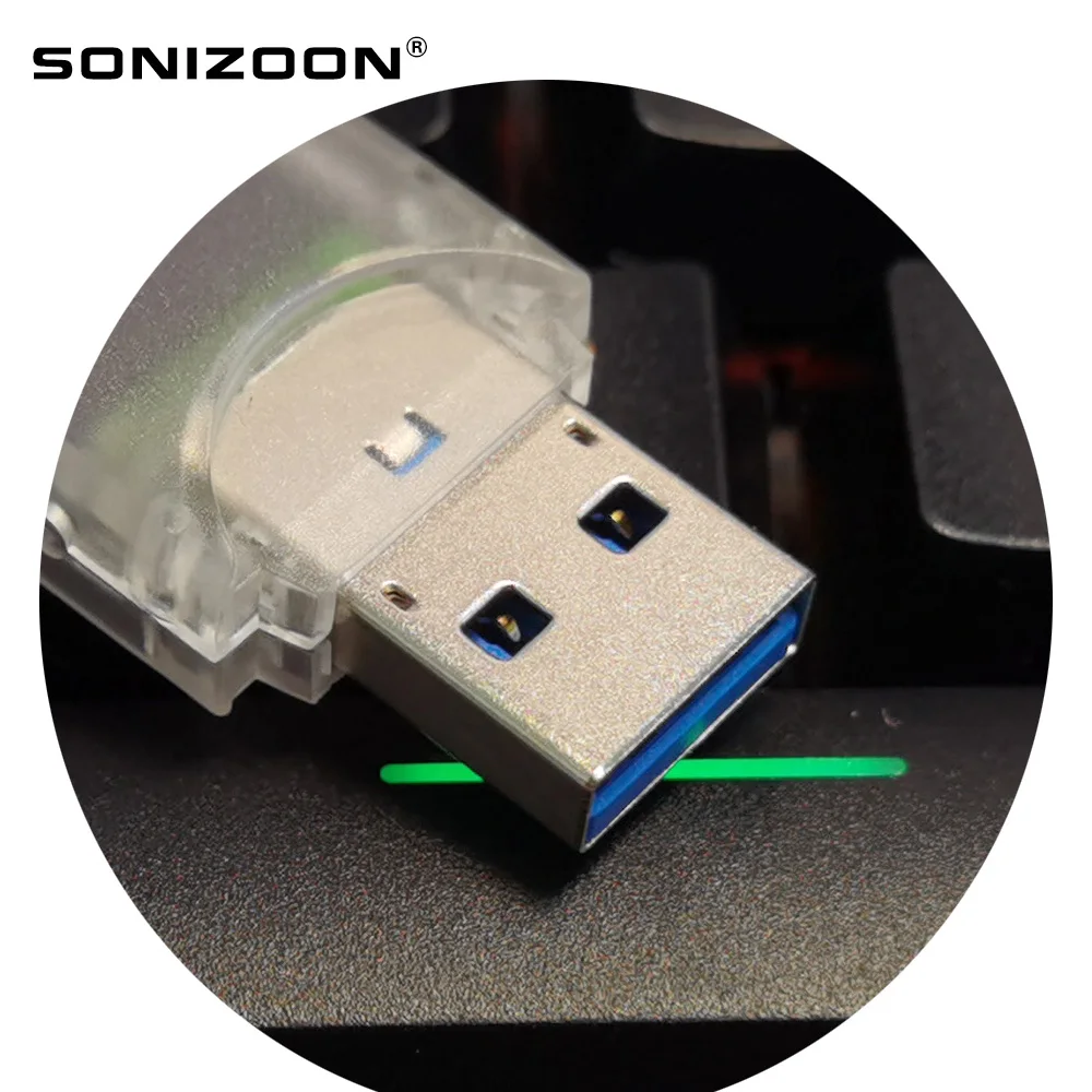 SONIZOON-unidad Flash de estado sólido portátil, pendrive externo PSSD de 128GB, para PC, USB 3,0 - imagen 2