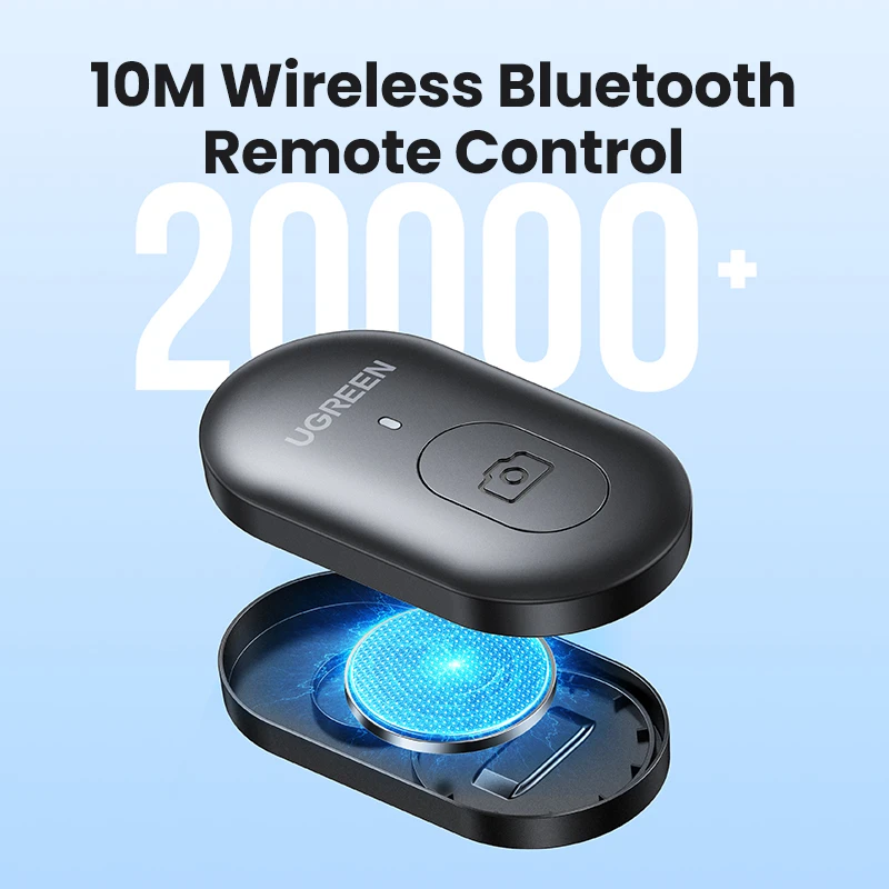 UGREEN-trípode de aluminio plegable para teléfono, soporte Universal de viaje para Gopro, iPhone, Samsung, Xiaomi y Huawei - imagen 5