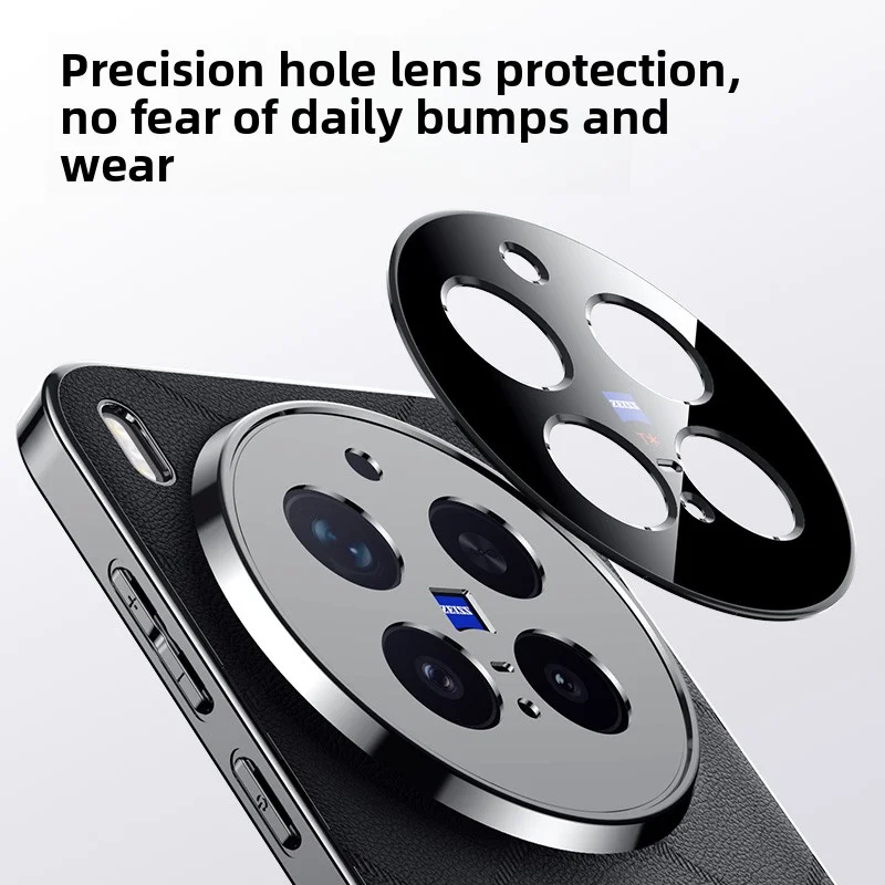 Para VIVO X300 Pro funda de lujo de cuero vegano funda protectora trasera para VIVO X300 X200 Pro Mini x300Pro carcasa de teléfono - imagen 5