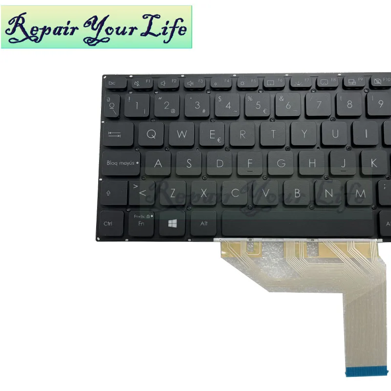 Nuevo teclado español para ASUS VivoBook X513 X513EA X513EP X513EQ X513IA X513UA PX513QC teclado retroiluminado España apto Latino LA - imagen 3