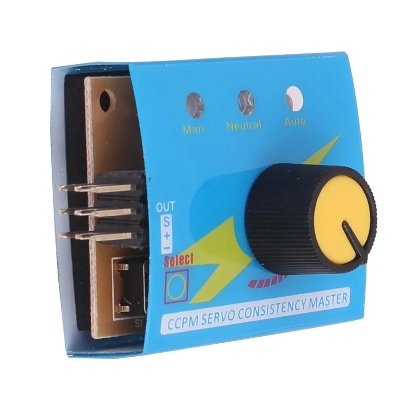 Probador de servomotor simple, motor eléctricamente ajustable, modelo de avión, probador de controlador de velocidad multifuncional