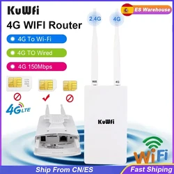 Router KuWFi 4G SIM – WiFi Exterior VPN para Domótica Hogar