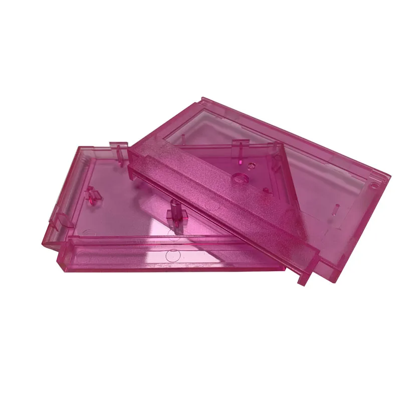 Carcasa de plástico de repuesto para cartucho de juego konami, tarjeta de juego de 8 bits para FC, color rojo transparente, versión japonesa - imagen 3