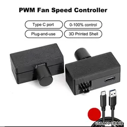 Angitu Controlador PWM Ventilador USB-C Refrigeración Líquida