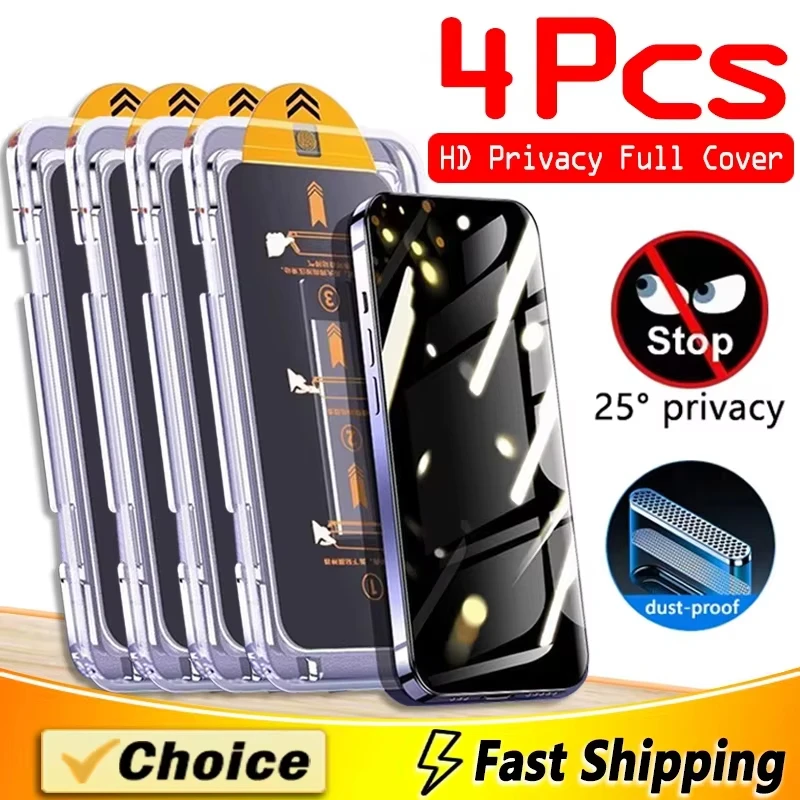 1-4 Uds Protector de pantalla de privacidad para Xiaomi Redmi 15C 14C 13C Note 13 Pro 5G 14 12 15 11 10 12C 10C 9 8 7 9s 10s vidrio templado - imagen 2