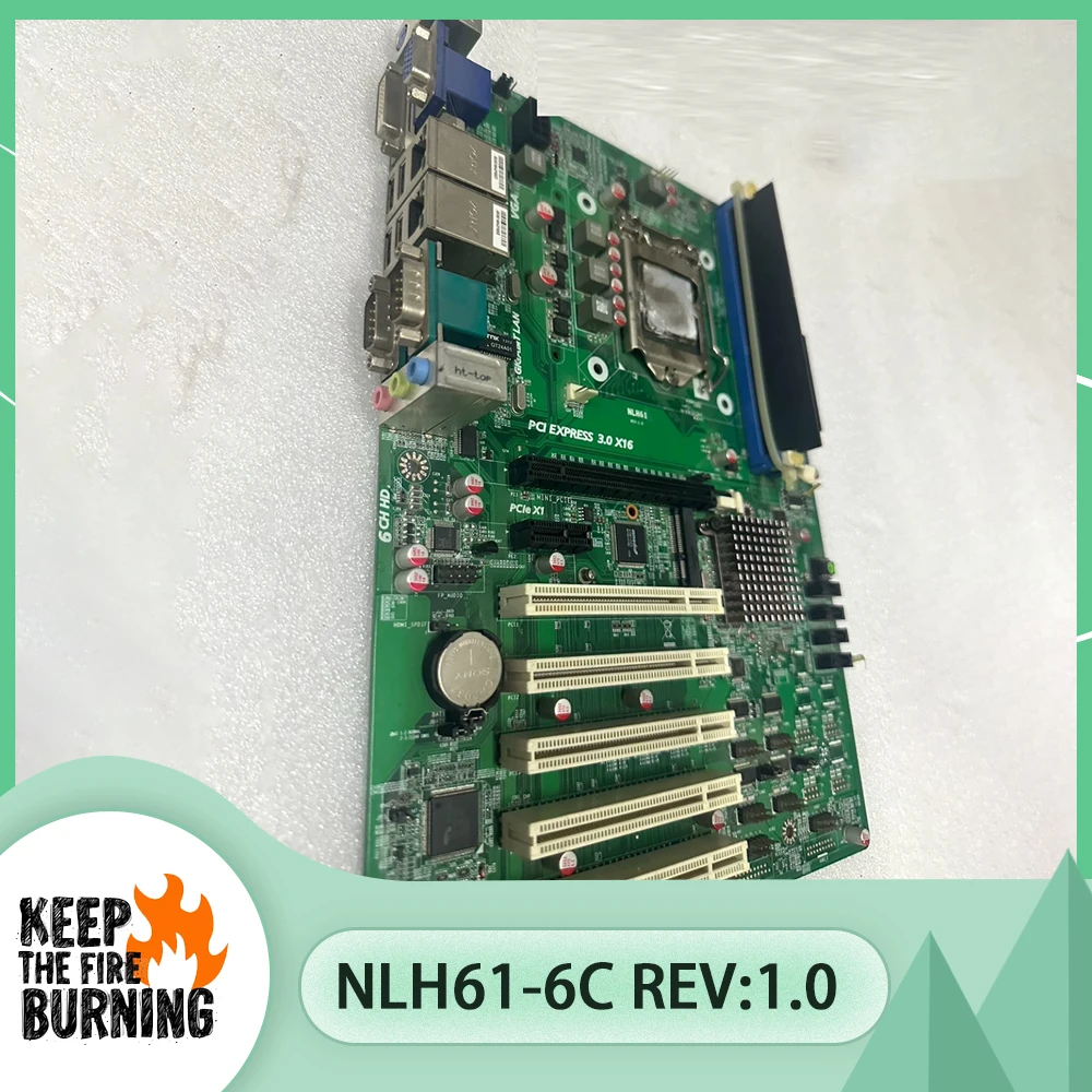 NLH61 Placa base de control industrial de doble puerto LGA1155 NLH61-6C REV: 1,0 - imagen 2