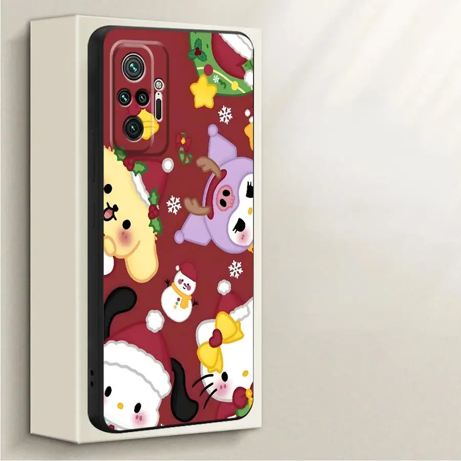 Funda de teléfono suave para Xiaomi Redmi Note 14 Pro Plus 10 12s 10 11 Pro 13 12 ProPlus 10Lite 11s lindo personaje Navidad - imagen 5